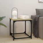 Sidebord 40x40x40 cm konstrueret træ sonoma-eg - Kategori: 4 Sidebord 40x40x40 cm konstrueret træ sonoma-eg