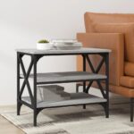 Sidebord 55x38x45 cm konstrueret træ grå sonoma-eg - Kategori: 4 Sidebord 55x38x45 cm konstrueret træ grå sonoma-eg