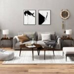 Sideborde 2 stk. 40x40x35 cm konstrueret træ røget egetræsfarve - Kategori: 4 Sideborde 2 stk. 40x40x35 cm konstrueret træ røget egetræsfarve