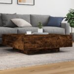 Sofabord 100x100x31 cm konstrueret træ røget sonoma-eg - Kategori: 4 Sofabord 100x100x31 cm konstrueret træ røget sonoma-eg