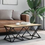 Sofabord 100x49x40 cm konstrueret træ sonoma-eg - Kategori: 4 Sofabord 100x49x40 cm konstrueret træ sonoma-eg