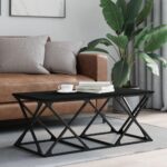 Sofabord 100x49x40 cm konstrueret træ sort - Kategori: 4 Sofabord 100x49x40 cm konstrueret træ sort