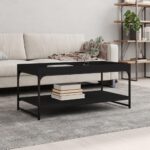 Sofabord 100x49x45 cm konstrueret træ sort - Kategori: 4 Sofabord 100x49x45 cm konstrueret træ sort