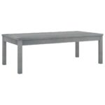 Sofabord 100x50x33 cm massivt akacietræ grå - Kategori: 4 Sofabord 100x50x33 cm massivt akacietræ grå