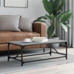 Sofabord 100x50x35 cm konstrueret træ Grå sonoma-eg - Kategori: 4 Sofabord 100x50x35 cm konstrueret træ Grå sonoma-eg