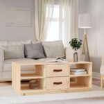 Sofabord 100x50x41 cm massivt fyrretræ - Kategori: 4 Sofabord 100x50x41 cm massivt fyrretræ