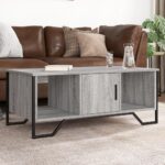 Sofabord 100x51x40 cm konstrueret træ grå sonoma-eg - Kategori: 4 Sofabord 100x51x40 cm konstrueret træ grå sonoma-eg