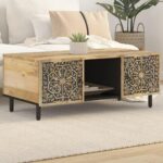 Sofabord 100x54x40 cm massivt mangotræ - Kategori: 4 Sofabord 100x54x40 cm massivt mangotræ