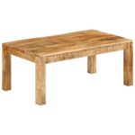 Sofabord 100x55x40 cm massivt mangotræ - Kategori: 4 Sofabord 100x55x40 cm massivt mangotræ