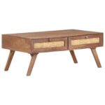 Sofabord 100x60x40 cm massivt mangotræ - Kategori: 4 Sofabord 100x60x40 cm massivt mangotræ