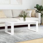 Sofabord 102x50x35 cm konstrueret træ hvid - Kategori: 4 Sofabord 102x50x35 cm konstrueret træ hvid