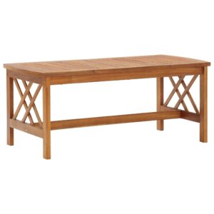 Sofabord 102x50x43 cm massivt akacietræ