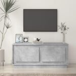 Sofabord 102x50x44 cm konstrueret træ betongrå - Kategori: 4 Sofabord 102x50x44 cm konstrueret træ betongrå
