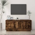 Sofabord 102x50x44 cm konstrueret træ røget egetræsfarve - Kategori: 4 Sofabord 102x50x44 cm konstrueret træ røget egetræsfarve