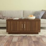 Sofabord 102x50x45 cm konstrueret træ brun egetræsfarve - Kategori: 4 Sofabord 102x50x45 cm konstrueret træ brun egetræsfarve