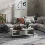 Sofabord 103,5x60x35 cm spånplade betongrå - Kategori: 4 Sofabord 103,5x60x35 cm spånplade betongrå