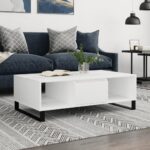 Sofabord 104x60x35 cm konstrueret træ hvid - Kategori: 4 Sofabord 104x60x35 cm konstrueret træ hvid