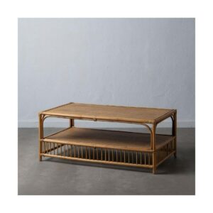 Sofabord 110 x 64 x 45 cm Rattan
