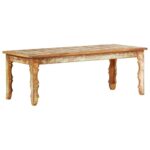 Sofabord 110x50x40 cm massivt genbrugstræ - Kategori: 4 Sofabord 110x50x40 cm massivt genbrugstræ