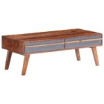 Sofabord 110x50x40 cm massivt sheeshamtræ - Kategori: 4 Sofabord 110x50x40 cm massivt sheeshamtræ