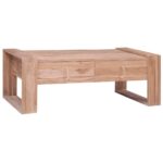 Sofabord 110x60x40 cm massivt teaktræ - Kategori: 4 Sofabord 110x60x40 cm massivt teaktræ