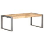 Sofabord 110x60x40 cm ru mangotræ - Kategori: 4 Sofabord 110x60x40 cm ru mangotræ