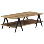 Sofabord 115x60x40 cm massivt genbrugstræ - Kategori: 4 Sofabord 115x60x40 cm massivt genbrugstræ