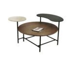 Sofabord 118 x 90 x 61 cm Metal Aluminium Træ MDF - Kategori: 4 Sofabord 118 x 90 x 61 cm Metal Aluminium Træ MDF