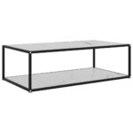 Sofabord 120x60x35 cm hærdet glas hvid - Kategori: 4 Sofabord 120x60x35 cm hærdet glas hvid