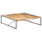 Sofabord 140x140x40 cm ru mangotræ - Kategori: 4 Sofabord 140x140x40 cm ru mangotræ