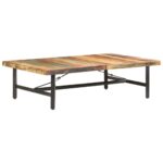 Sofabord 142x90x42 cm massivt genbrugstræ - Kategori: 4 Sofabord 142x90x42 cm massivt genbrugstræ