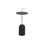 Sofabord 30 x 30 x 68 cm Sort Gylden Jern - Kategori: 4 Sofabord 30 x 30 x 68 cm Sort Gylden Jern