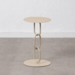 Sofabord 30,5 x 30,5 x 50 cm Flødefarvet Jern - Kategori: 4 Sofabord 30,5 x 30,5 x 50 cm Flødefarvet Jern