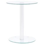 Sofabord 40 cm hærdet glas transparent - Kategori: 4 Sofabord 40 cm hærdet glas transparent