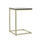 Sofabord 40 x 46 x 65 cm Sort Gylden Marmor Jern - Kategori: 4 Sofabord 40 x 46 x 65 cm Sort Gylden Marmor Jern