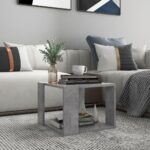 Sofabord 40x40x30 cm konstrueret træ betongrå - Kategori: 4 Sofabord 40x40x30 cm konstrueret træ betongrå