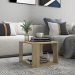 Sofabord 40x40x30 cm konstrueret træ sonoma-eg - Kategori: 4 Sofabord 40x40x30 cm konstrueret træ sonoma-eg