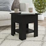 Sofabord 40x40x42 cm konstrueret træ sort - Kategori: 4 Sofabord 40x40x42 cm konstrueret træ sort