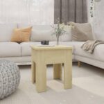 Sofabord 40x40x42 cm spånplade sonoma-eg - Kategori: 4 Sofabord 40x40x42 cm spånplade sonoma-eg