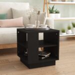 Sofabord 40x40x43 cm konstrueret træ sort - Kategori: 4 Sofabord 40x40x43 cm konstrueret træ sort