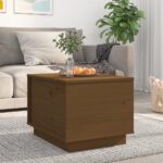 Sofabord 40x50x35 cm massivt fyrretræ gyldenbrun - Kategori: 4 Sofabord 40x50x35 cm massivt fyrretræ gyldenbrun