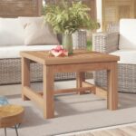 Sofabord 45x45x30 cm massivt teaktræ - Kategori: 4 Sofabord 45x45x30 cm massivt teaktræ