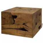 Sofabord 50 x 50 x 35 cm ægte teaktræ brun - Kategori: 4 Sofabord 50 x 50 x 35 cm ægte teaktræ brun