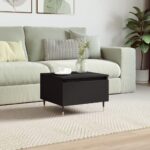 Sofabord 50x46x35 cm konstrueret træ sort - Kategori: 4 Sofabord 50x46x35 cm konstrueret træ sort