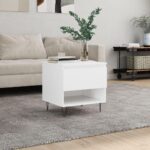 Sofabord 50x46x50 cm konstrueret træ hvid - Kategori: 4 Sofabord 50x46x50 cm konstrueret træ hvid
