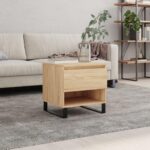 Sofabord 50x46x50 cm konstrueret træ sonoma-eg - Kategori: 4 Sofabord 50x46x50 cm konstrueret træ sonoma-eg