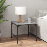 Sofabord 50x50x35 cm konstrueret træ grå sonoma-eg - Kategori: 4 Sofabord 50x50x35 cm konstrueret træ grå sonoma-eg