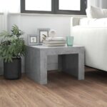 Sofabord 50x50x35 cm spånplade betongrå - Kategori: 4 Sofabord 50x50x35 cm spånplade betongrå