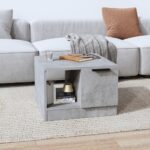 Sofabord 50x50x36 cm konstrueret træ betongrå - Kategori: 4 Sofabord 50x50x36 cm konstrueret træ betongrå