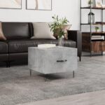 Sofabord 50x50x40 cm konstrueret træ betongrå - Kategori: 4 Sofabord 50x50x40 cm konstrueret træ betongrå